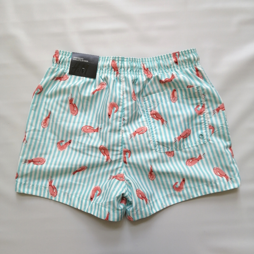 H&M Shrimp Swim Shorts Small NWT